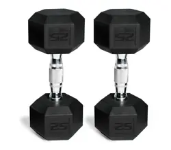 The CAP barbell coated hex dumbbells feature steel, diamond knurled handles with protective coating providing...