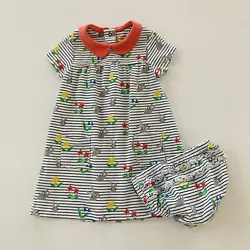 Excellent condition Size: 18-24 months Short sleeves Snap closure Diaper cover included 100% cotton