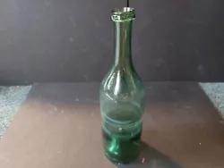 Antique Very Early 1790s Green Olive Oil Pontiled Bottle. Bottle is in great condition. Bottle does have a piece of the...