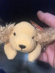 TY TEENIE BEANIE BABIES SPUNKY COCKER SPANIEL MINI PLUSH MCDONALDS (MA677).