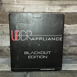 Uber Appliance UB-CH1 Uber Chill Mini Fridge 6-Can Portable Cooler/Warmer. New open box. Box has some tears.