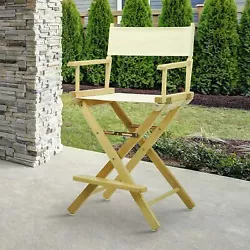 Discover a variety of uses for this classic-style Directors Chair. Constructed with 100% solid wood, this portable...