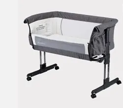 Mika Micky Baby Bassinet Bedside Sleeper Bedside Crib Easy Folding Portable Crib. This is a great bedside bassinet in...