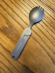 Great condition TAD Gear, Triple Aught Design titanium folding spork. Do not have the original packaging. Super...