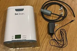 SO CLEAN 2 CPAP SANITIZING MACHINE. SC1200Comes with power supply and tubing Used pre-owned condition