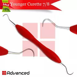 Product Title: Younger-Good #7/8 Universal Curette with Silicone Handle. Material Used: Stainless Steel,Silicone. If...