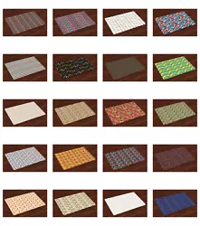 Placemats set of 4. Made from: %100 high quality polyester canvas fabric with hand-sewn finished edges. Great for any...