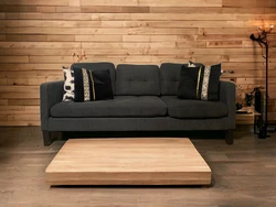 Grey Sofa Living room Patio Furniture. Condition is Used. Local pickup only.