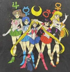 Sailor Moon - Symbols XS Official Shirt. Small pinhole on front #sailormoon #hottopic #magicalschoolgirl #shoji #anime