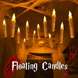 The floating candles will bring you the feel of the magic world! Ready for hanging! Safe for KIDS, PETS, SENIORS. How...