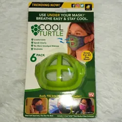 New in Package Cool Turtle Non-medical Mask Enhancers 6 PackPlace inside Mask or Gaiter, Stay Cool All Day, Wash to...