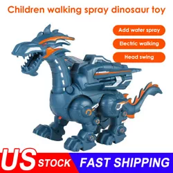 Specification： Name: Childrens Walking Spray Mechanical Battle Dragon Gross weight: 340g Material: ABS material...