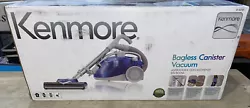 UP FOR SALE Kenmore 10701 Bagless Compact Canister Vacuum W/ Pet Turbine Brush,3 Cleaning Tools, Retractable Cord,...