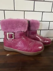 UGG Gemma Toddler Girls 10 Victorian Pink Winter Zip Boot 1005149T VPNK.