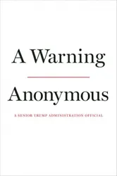 A Warning by Anonymous (2019, Hardcover). Condition is 