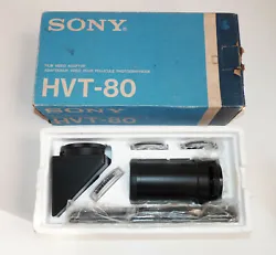 Je vous propose ce convertisseur pour pelliculeSony HVT-80 Film Video Adaptor.