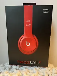 Beats Solo 2 Red Headphones ( EMPTY RETAIL BOX ONLY!! ) And Inserts. No headphones. Box is in pristine condition and...