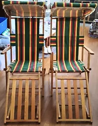 ADJUSTABLE CANOPY PATIO DECK LOUNGE CHAIRS. The patent was applied for in 1949 and granted in 1951. These were built...