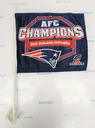 Show off your team pride with the Patriots car flag!