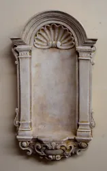 Up for Sale beautiful Greek Wall Niche. The Niche is 22