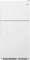 Whirlpool WRT311FZDW 20.5 Cu. Ft. Top-Freezer Refrigerator - White. Whirlpool 20.5 Cu. Includes 1 fixed wire freezer...