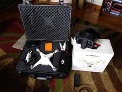 Everything works perfectly! DJI PHANTOM 3 PROFESSIONAL DRONE 4K CAMERA / HARD CASE 2 BATTERIES AND EXTRAS.