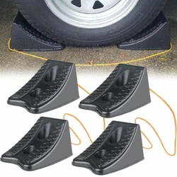 4PCS wheel chock/car stopper. Suitable for caravan Car Truck Motorcycle ect. Durable plastic material:hard to...