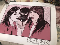 JERMAINE ROGERS DEFTONES CONCERT POSTER NEW YORK Terminal 5 (3/19/2013). Shipped with USPS Priority Mail.