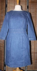 UP FOR YOUR CONSIDERATION IS THE JEAN DRESS BY BODEN SURE TO FLATTER. EUC YOU MAY THINK IT WAS NEW. UP FOR YOUR...
