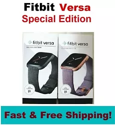Introducing Fitbit Versa™ video Special Edition SE. (1) Extra Classic Wristband/strap (Small and Large). Original box...