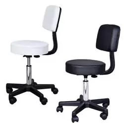 This is Round Shape Plastic Adjustable Salon Stool with Back. It is an excellent choice for you! With a light weight...