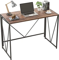 Space-saving Folding Design： Foldable Computer Desk with a practical and user-friendly folding design, Saving your...