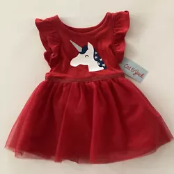 New with tags Size: 12 months Short sleeves Lined skirt Diaper cover included Cotton, polyester
