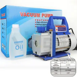 Product description: The 3.5 CFM  Rotary Vane Deep Vacuum Pump was designed and produced  with high performance and...