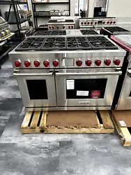 Open box 2023 model, excellent condition. Factory warranty available. Open Box 48” Wolf Dual Fuel Range Oven - 8...