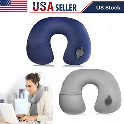 Padding: Inflatable. Comfort at the push of a button! The revolutionary adjustable neck pillow by Lewis N. Clark has a...