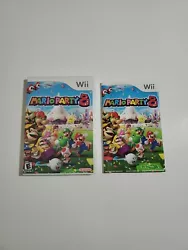 Mario Party 8 Nintendo Wii Case and Manual Only No Disc. US/Canadian Box With English And French.