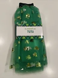 Adult St. Patrick’s Day tutu tulle layered. Cute gold shamrock print. Perfect for barhopping or a work party or...