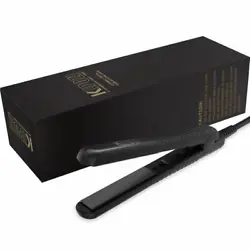Mini straightener- Effective for Bangs, short and thin hair, allows you 2 in 1(flat iron & curling iron). Smart...
