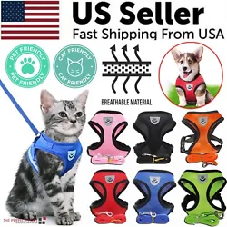 🐈Easy to Put on and Take off - The adjustable strap can fit the kitten and puppys body more. And the vest-type...