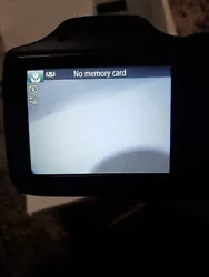 This camera powers on, but when you try and zoom the lens at all it locks up and the screen goes black.  The only way...