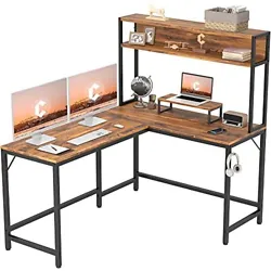 Applicable Room and Function: Can be a computer desk, study desk, gaming desk. Modern Design Style: L Shaped desk...