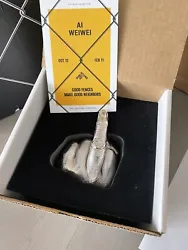 Ai Weiwei - Artist’s Hand - 2017 - ed.1000. Mint condition with original box, shipping box, and receipt100% authentic