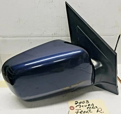                      2001 2006 ACURA MDX BLUE PASSENGER RIGHT DOOR MIRROR OEMUSED IN GREAT TESTED CONDITION...