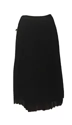 Really cute black lined knife pleated tulle type skirt. Can be dressed up or down. Really cute with a tshirt and denim...