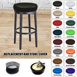 Replace your old worn, torn and tattered stool top with an affordable DIY staple on replacement cover. Made with Heavy...