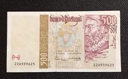 Billet 500 Escudos 1997 Portugal.