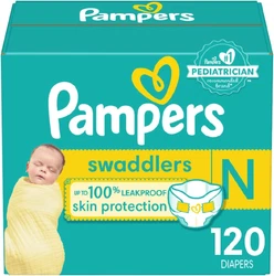 Made for your growing baby, new Pampers Swaddlers is our softest diaper EVER with outstanding absorbency! New...