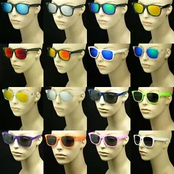 Quality classic retro sunglasses in our most popular size and colors. Style: Square. Age group: Adult. Lens Color:...