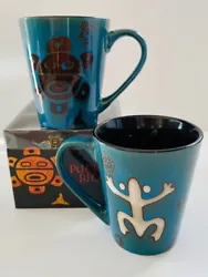 GREAT FOR COFFEE,TEA OR HOT CHOCOLATE. PUERTO RICO TAÍNO SYMBOLS 12oz COFFEE MUG. Its a shiny finished ceramic mug...